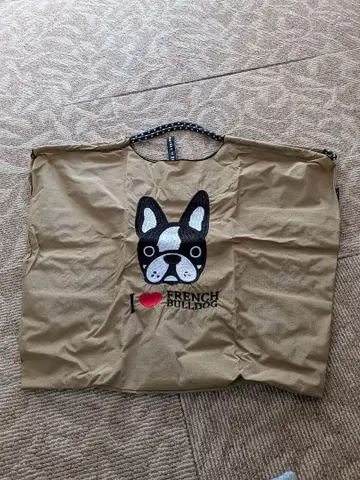 프렌치 불독 에코백 대용량
