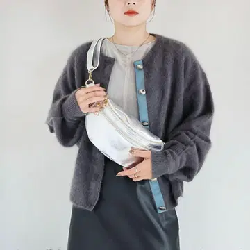 AULENTTI 바디백 더블 지퍼