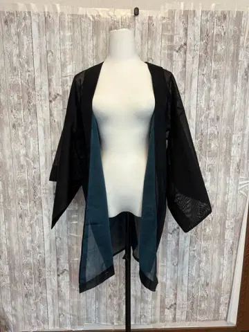 순수 실크 겉옷 기모노 일본 의류 여름용