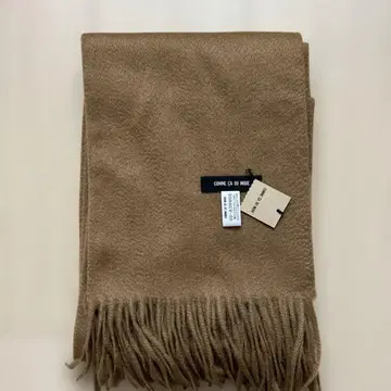 택 포함 새상품. COMME CA DU MODE 캐시미어 머플러