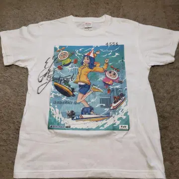 보트 레이스 후쿠오카 (타케이 나미) 사인 포함 T셔츠