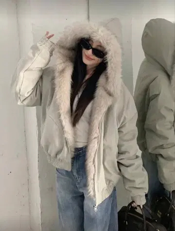 SHEIN 아우터 자켓 퍼