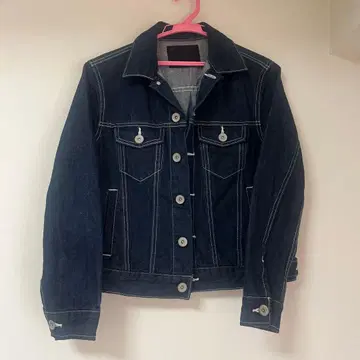 지나시스 다크 블루 데님 자켓