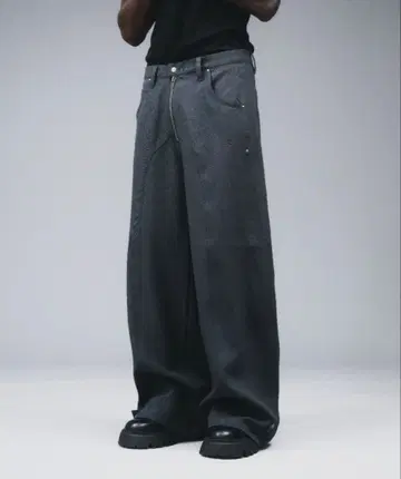 [ 새상품급 ] ANDER HUNK 앤더 뱅크 배기 슬랙스