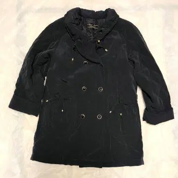 leilian 일본제 리본 달린 고급 충전솜 코트