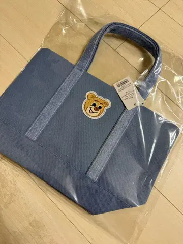 FEILER 올드 테디 토트백 라이트 블루 스몰 사이즈