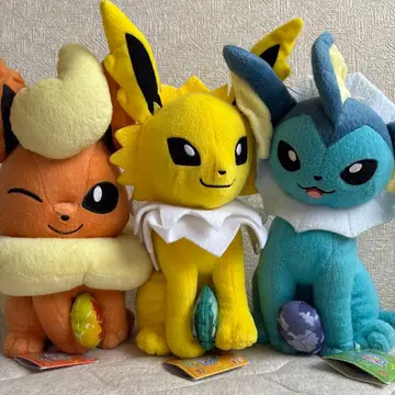 부스터, 썬더, 샤미드 봉제 인형 세트 약 30cm