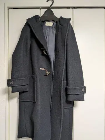 N. Natural Beauty Basic 이중직 멜톤 더플 코트