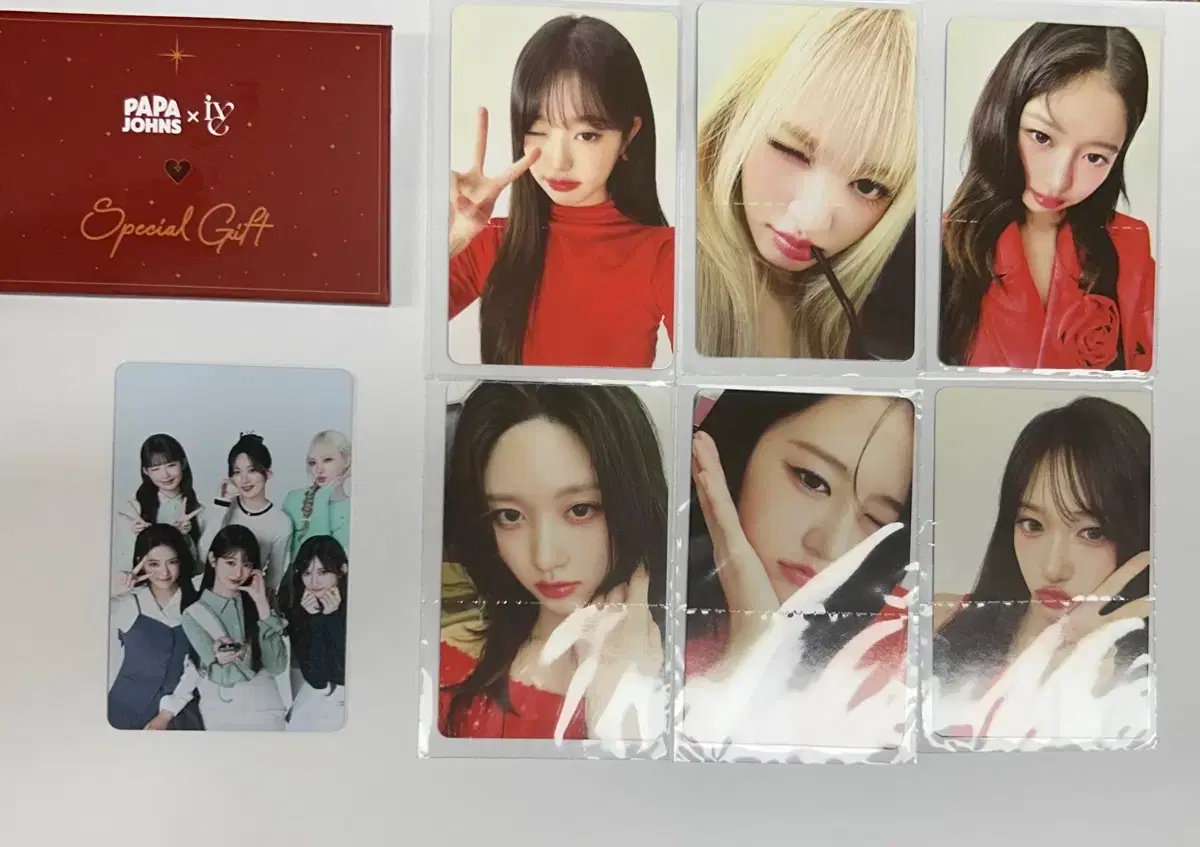 (Bulk) Papa Johns x Ive 9th Photocard (Sealed)