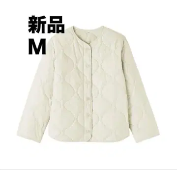 이번 시즌 모델 무인양품 포근한 솜 퀼팅 자켓 여성 M 아이보리
