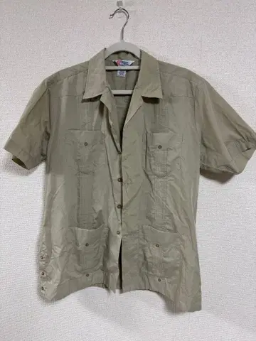 카키 쿠바 셔츠