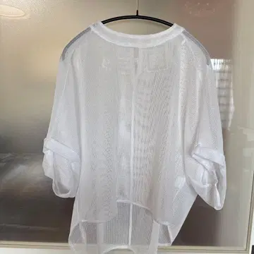 비어즐리 돌먼 슬리브 메쉬 반팔 셔츠 사이즈 F