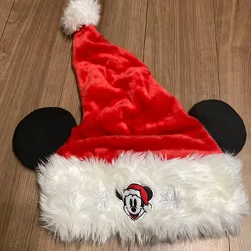 디즈니 리조트 미키 귀 달린 산타 모자 프리 사이즈