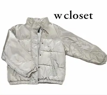 [ w closet ] 베이지 다운 자켓 프리 사이즈