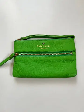 케이트 스페이드 그린 지갑 파우치