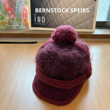 BERNSTOCK SPEIRS 모헤어 캡 보르도 잉글랜드제