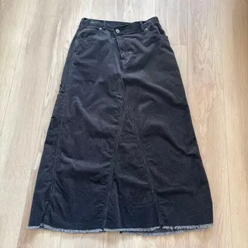 니코앤드, 페인터 스커트, L, 차콜