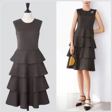 [ 선착순 ] 택 포함 폭시 밀피유 드레스 38