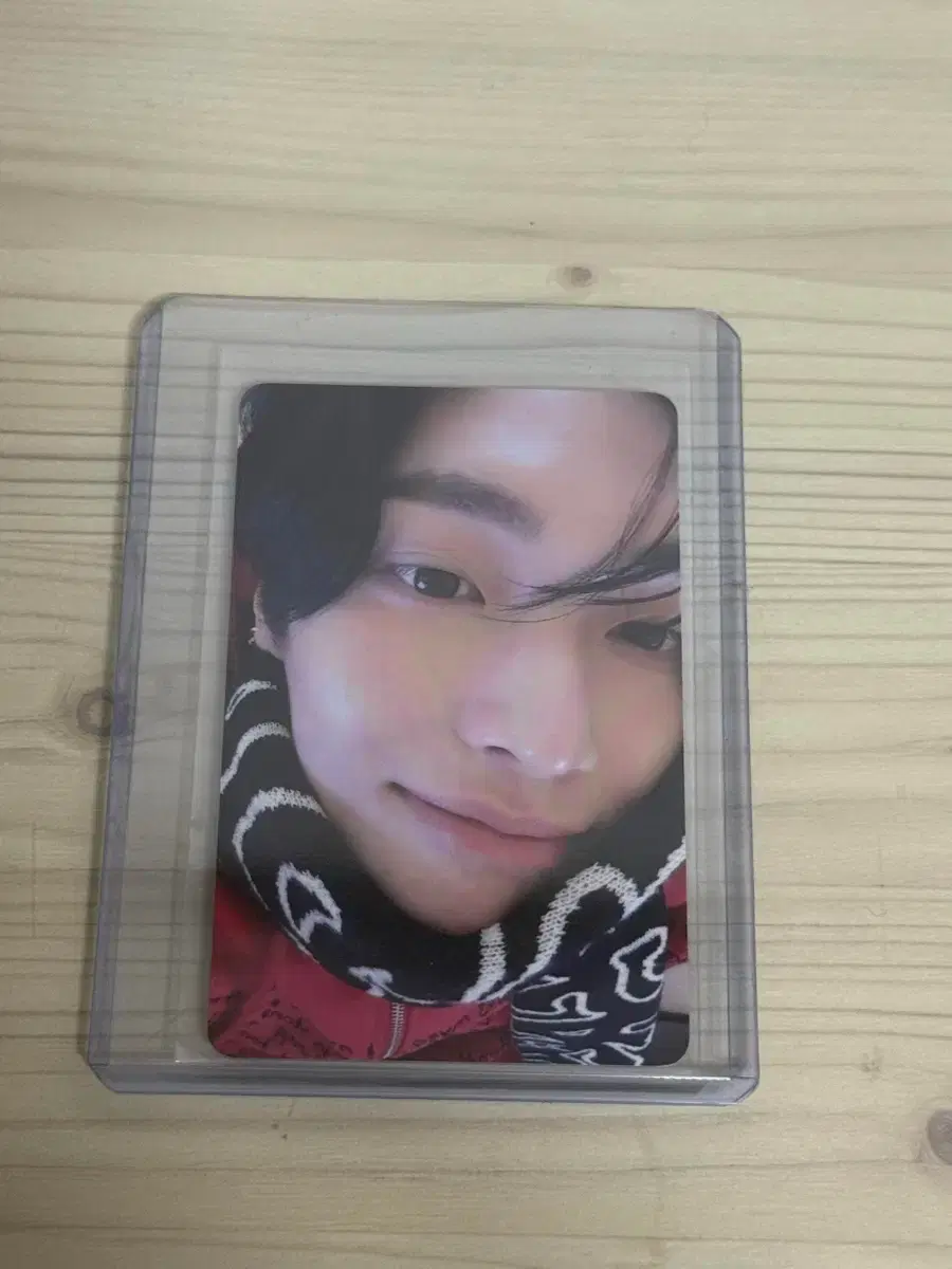 Riize Wonbin 2nd Anniversary Scarf Poca Photocard