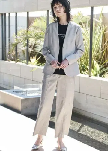 laf.. 바디쉘 노카라 자켓