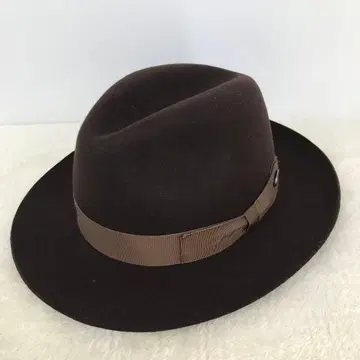 볼사리노 햇 57 다크 브라운 울 100