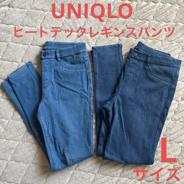 유니클로 히트텍 울트라 스트레치 레깅스 팬츠 [ L 사이즈 2장 ]