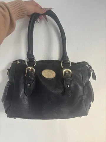 CECIL Mc BEE Y2K 헤이세이 블랙 핸드백 합성 피혁