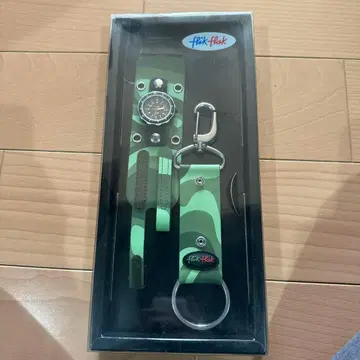 swach Flik Flak 카모플라쥬 시계 & 키링 세트