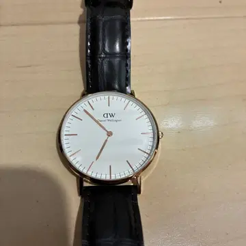 Daniel Wellington 다니엘 웰링턴 화이트/핑크 골드