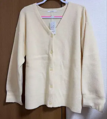 샹브르 가디건 화이트 M 새상품