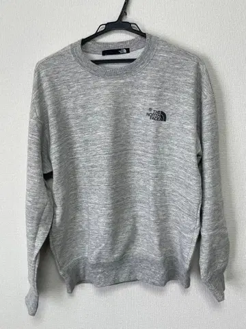 THE NORTH FACE 그레이 플라워 맨투맨