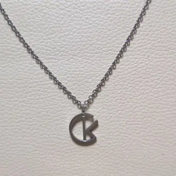 캘빈클라인 실버톤 펜던트 목걸이 Calvin Klein
