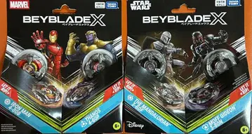 베이블레이드 X BX-00 더블 스타터 [아이언맨] [스타 워즈] 2개