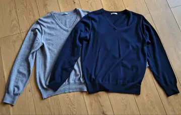 정장 셀렉트 V넥 니트 [ 2장 세트 ]