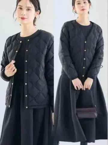 [ L 사이즈 ] coca 워셔블 골드 버튼 이너 자켓 블랙