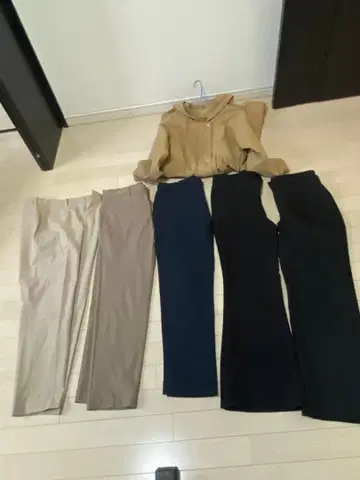 유니클로 GU 바지 5개 점퍼 묶음 판매 M 사이즈