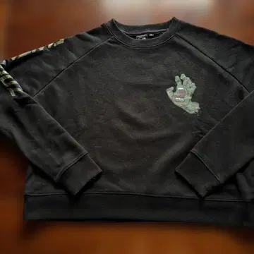 SANTA CRUZ 블랙 맨투맨 트레이닝복