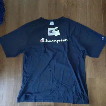 Champion T셔츠 L 네이비