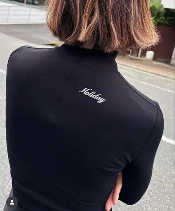 holiday LINE HIGH NECK WARM TOPS