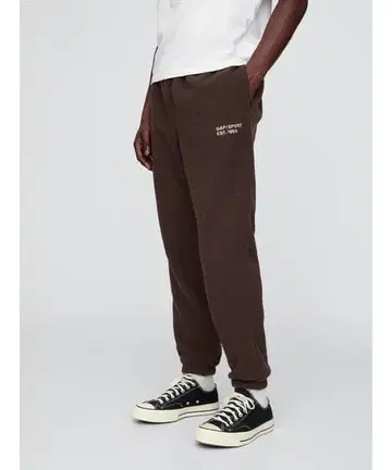 GAP 로고 아크틱 플리스 조거 팬츠 남성용 여성용 S