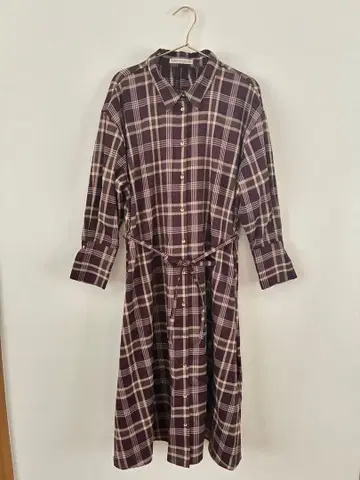 EVERY.VERY 체크 무늬 셔츠 원피스