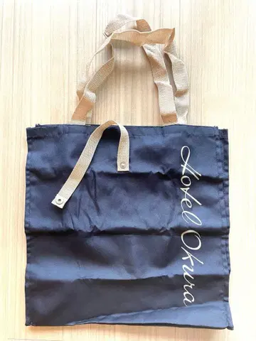 호텔 오쿠라 에코백 다크 네이비