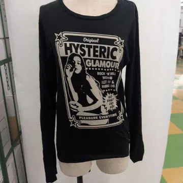364 HYSTERIC GLAMOUR 긴팔 T셔츠 블랙