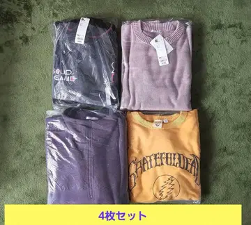 GU 후드티 스웨터 플리스 맨투맨 4장 세트 XXL 3XL