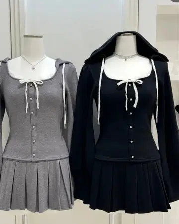 bubbles Lib girly hood tops black