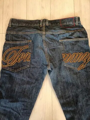 TOMMY 자수 로고 데님 팬츠 L 사이즈