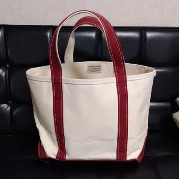L.L.Bean 토트백 아이보리/보르도