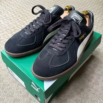 거의 미사용 PUMA 아미 트레이닝복 스웨이드 블랙 26cm