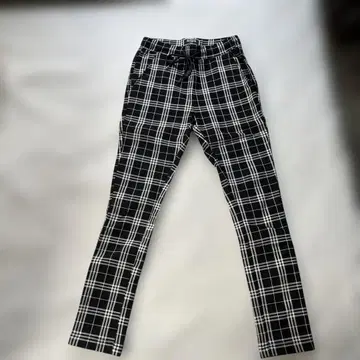 RTEG 체크 무늬 스키니 팬츠 S 사이즈