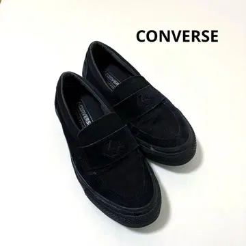 컨버스 스케이트보딩 로퍼 슬립온 블랙 24cm